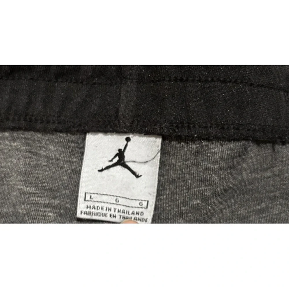 Vintage Air Jordan Track Cargo Black Red pants Large Y2K Athletic Jumpman